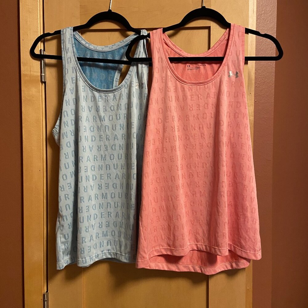 Set of 2 Under Armour Women's Tank Tops: Size Large